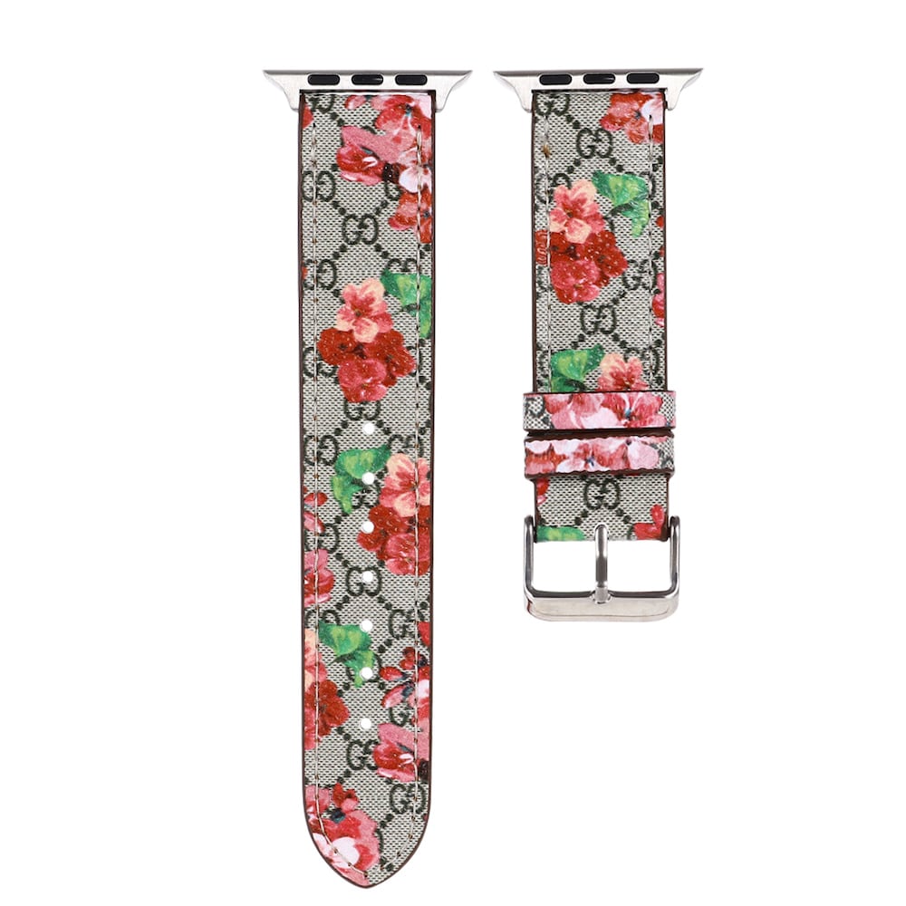 Floral x GG Apple Watch Band