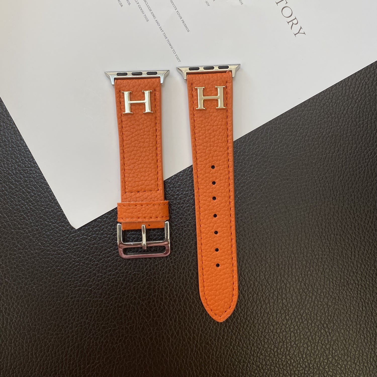 Orange HM Apple Watch Band