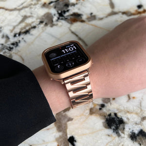Chain Link Bracelet Band for Apple Watch¨ Rose Gold-Tone